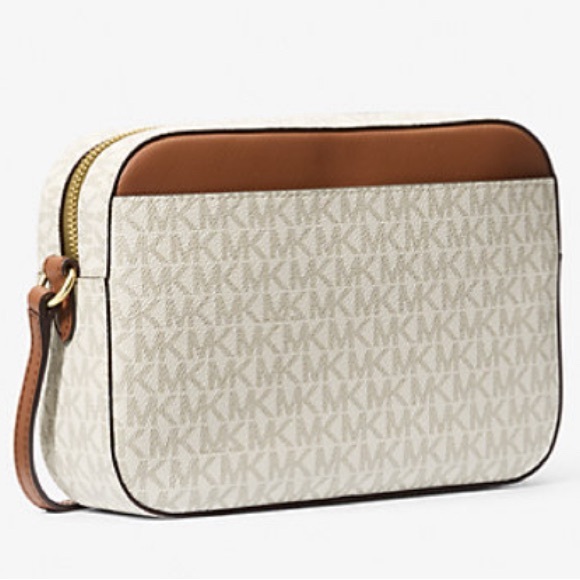 Michael Kors Jet Set Large Logo Crossbody Bag - Picture 3 of 4